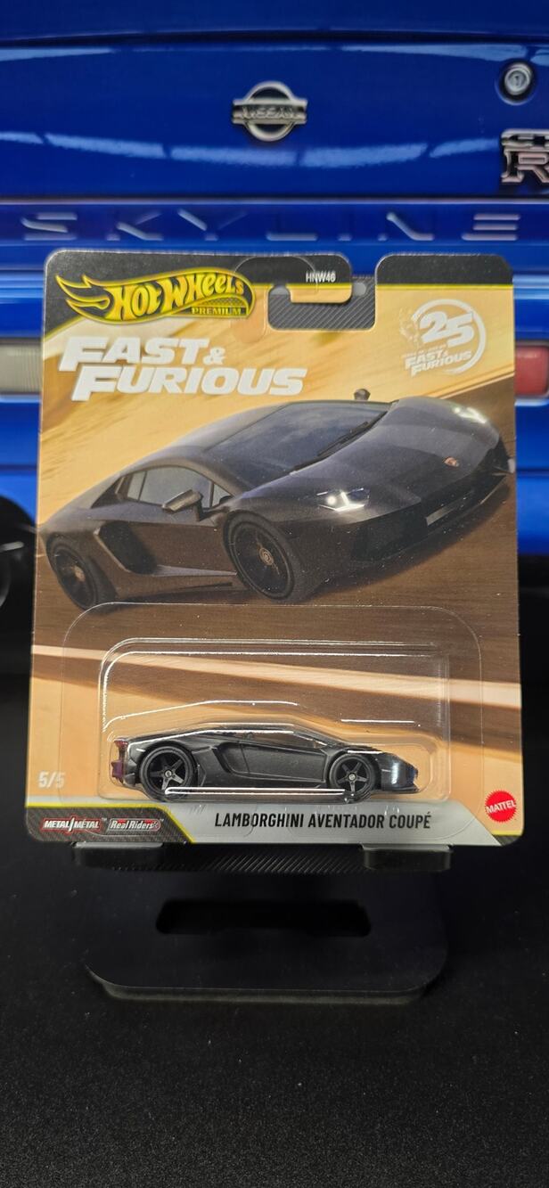 HW Premium F&F Hobbs & Shaw Lamborghini Aventador 5/5 JHW77 NIB